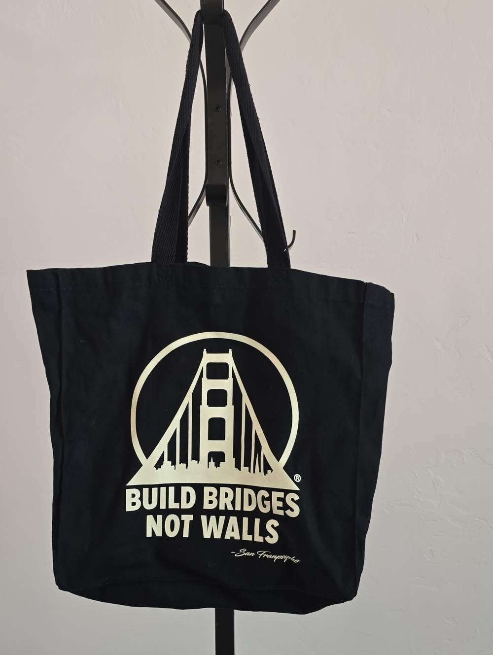 San Franpsycho Build Bridges Tote Bag